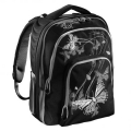 Hama All Out Schulrucksack BUTTERFLY SILVER