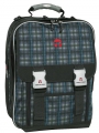 TAKE IT EASY Schulrucksack Set BLUE PLAID