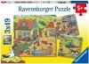 Ravensburger Puzzle 3x49 Teile Bauernhof