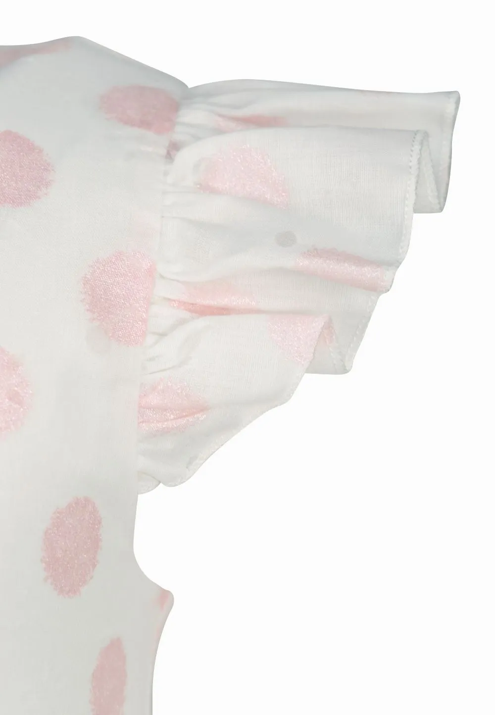 Topo Babykleid Baby Kleid festlich mit Glitzerpunkten