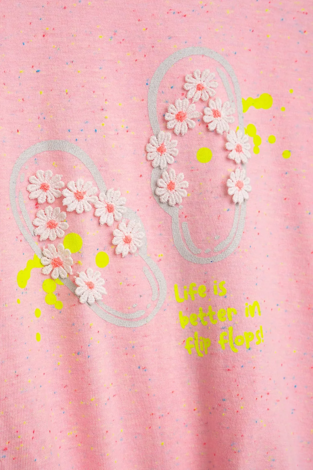 Danamade Teens M&auml;dchen sommerliches Shirt Denise rosa