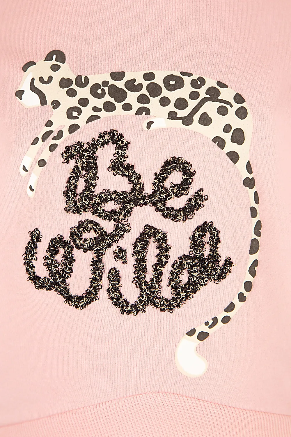 Happy Girls Kinder Mädchen Sweatshirt Be Wild rosa