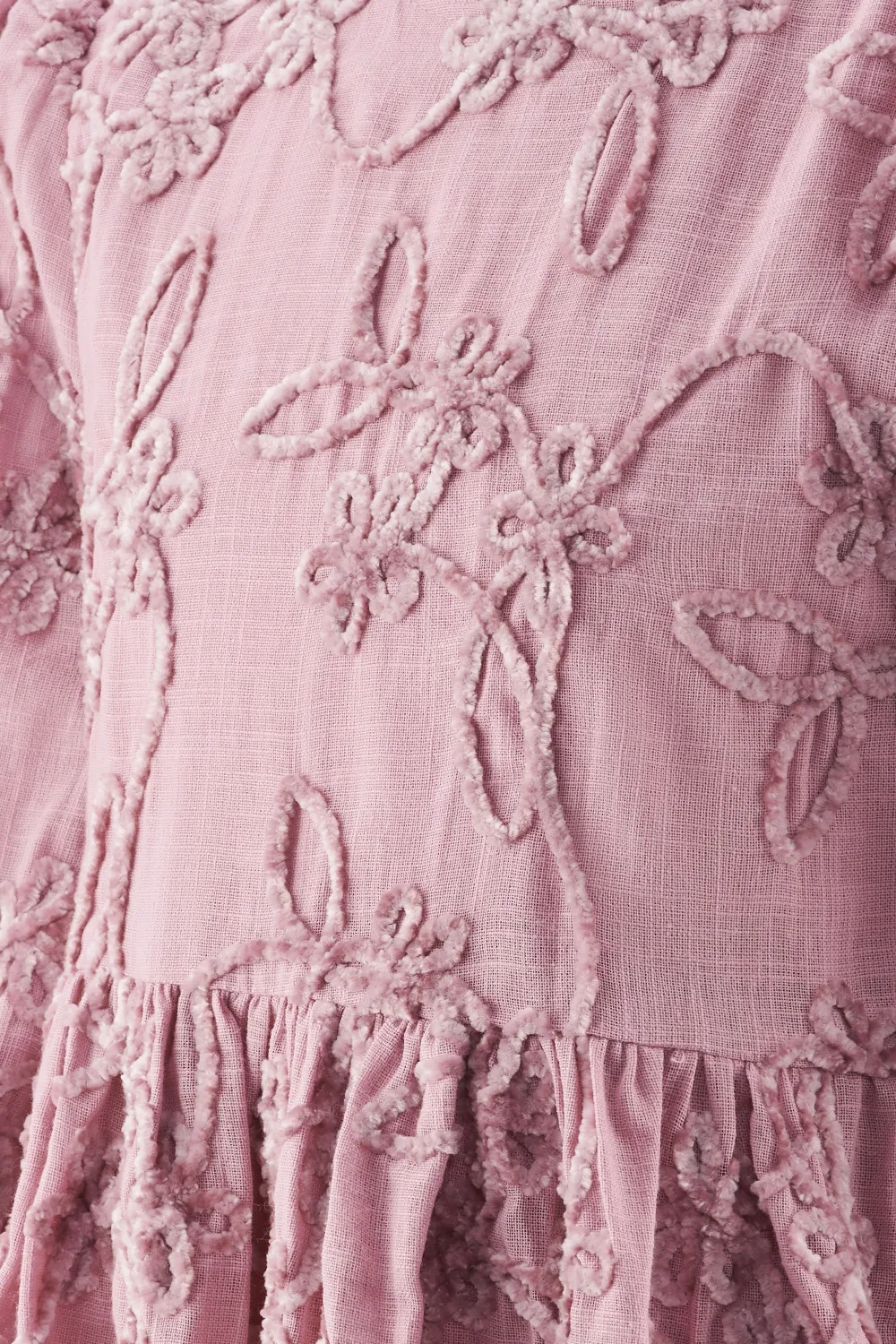 Happy Girls Mädchen Kinder Kleid festlich Floral dusty rose detail