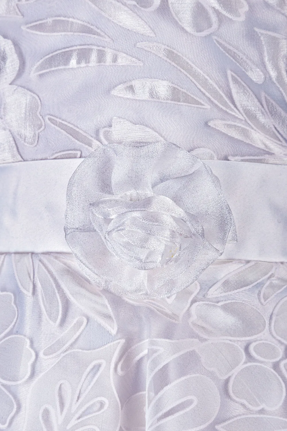 Happy Girls Mädchen Kleid festlich Ausbrenner Fleure weiß