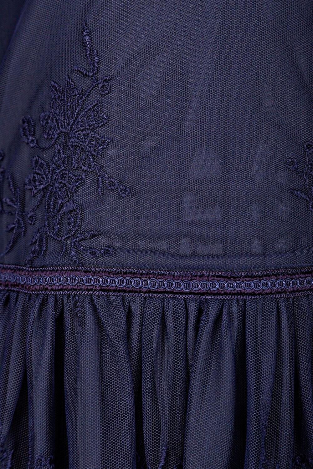 Happy Girls Teens Kleid Kinderkleid festlich Konfirmation Iris blau