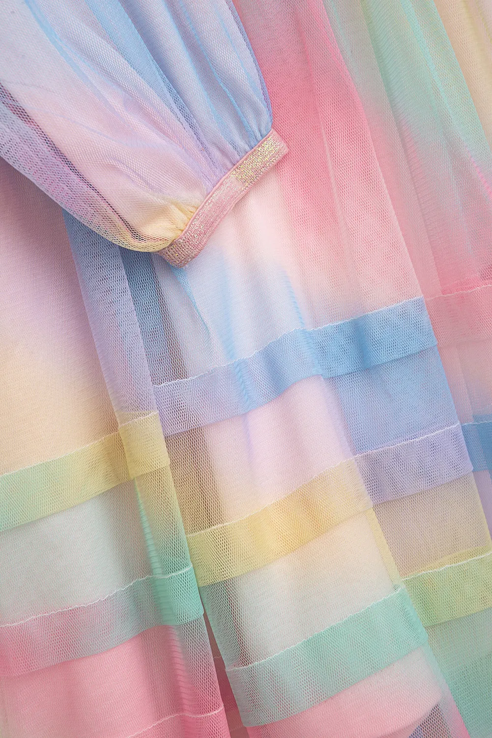 DANAMADE Mädchen Kinder Kleid Jenna pastell