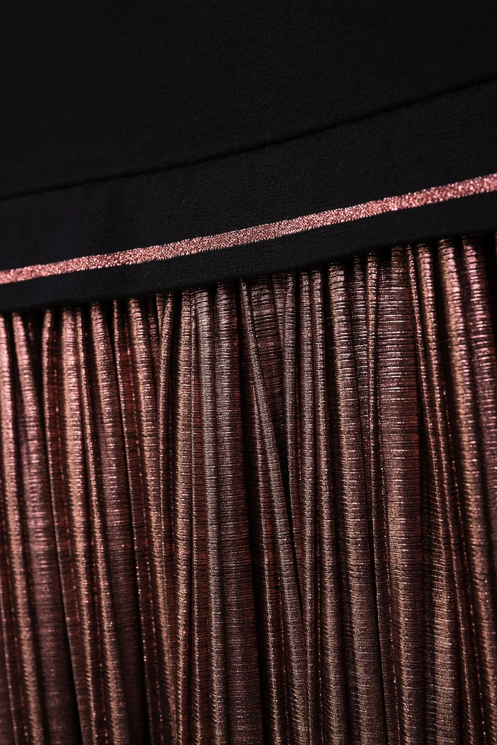 DANAMADE Teens Mädchen Kleid Ronya schwarz rosegold