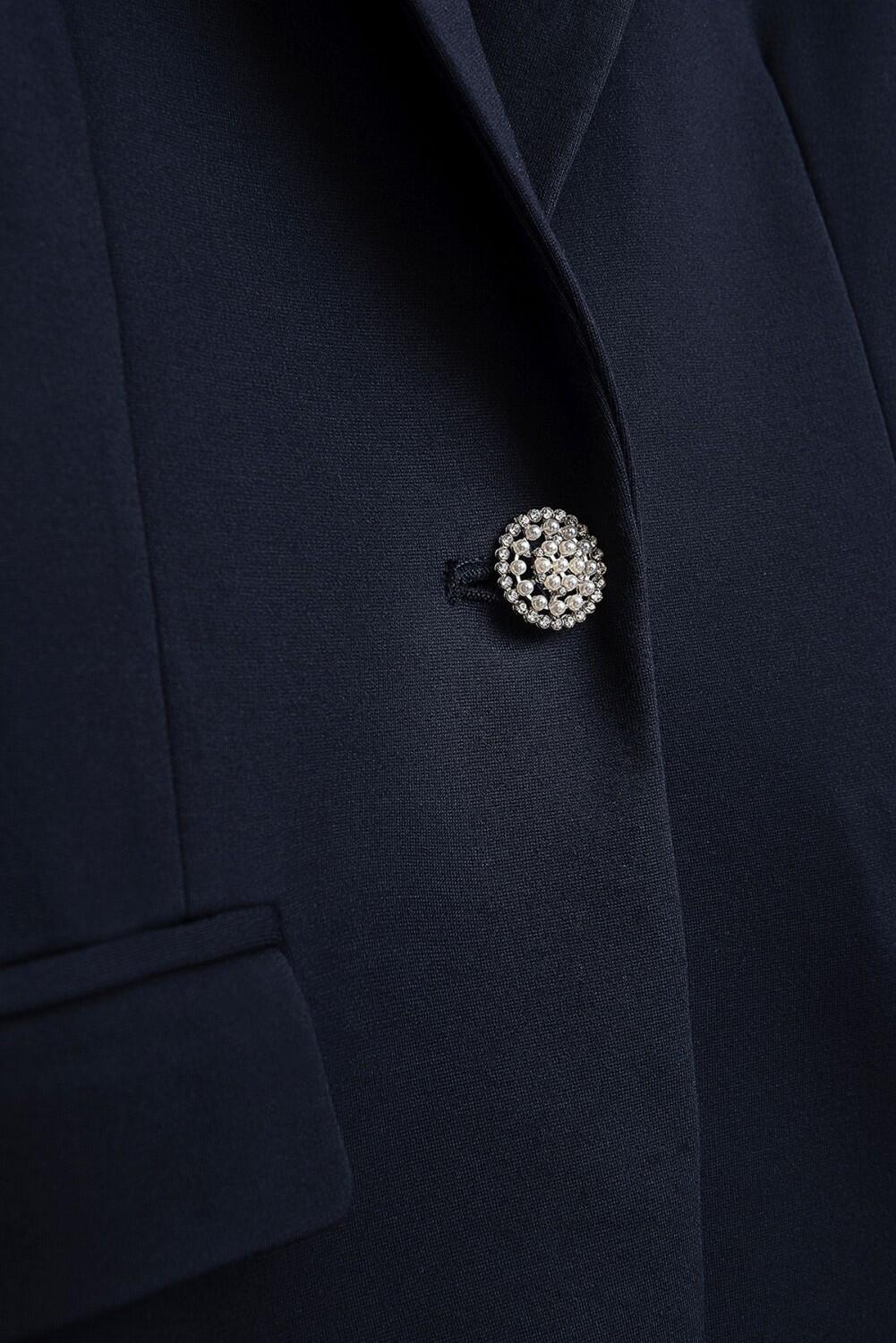 Danamade Teens M&auml;dchen festlicher Blazer Konfirmation blau