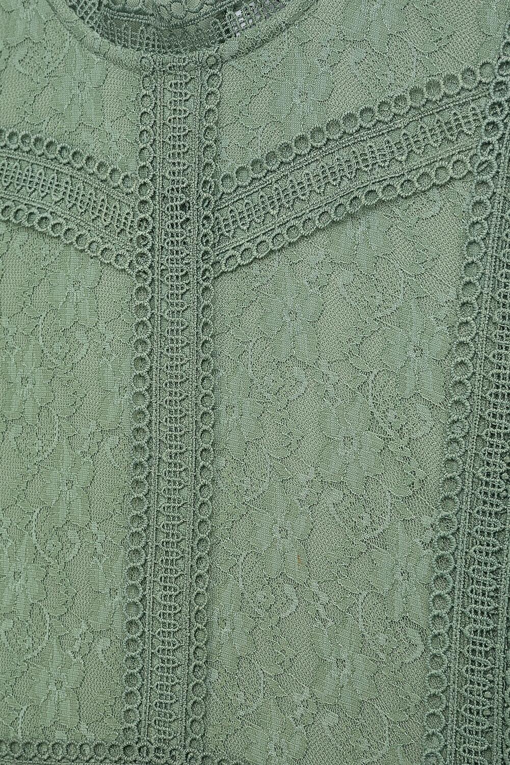 Danamade festliches Teens Mädchen Kleid Anna grün