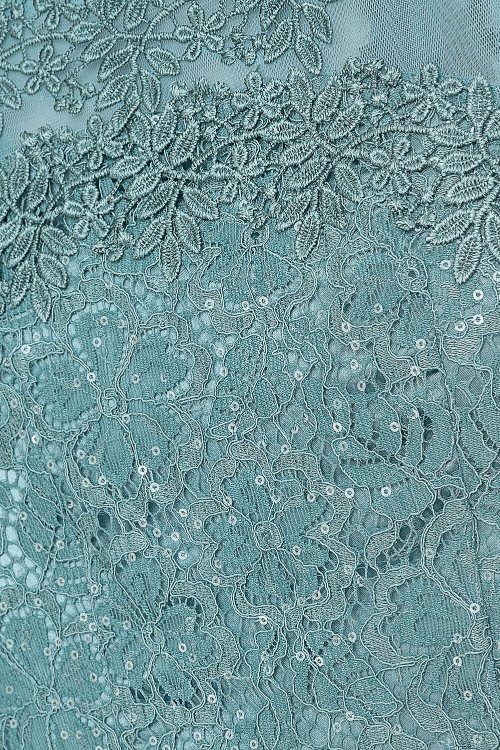 Danamade festliches Teens Mädchen Kleid lang Ella smoke blue