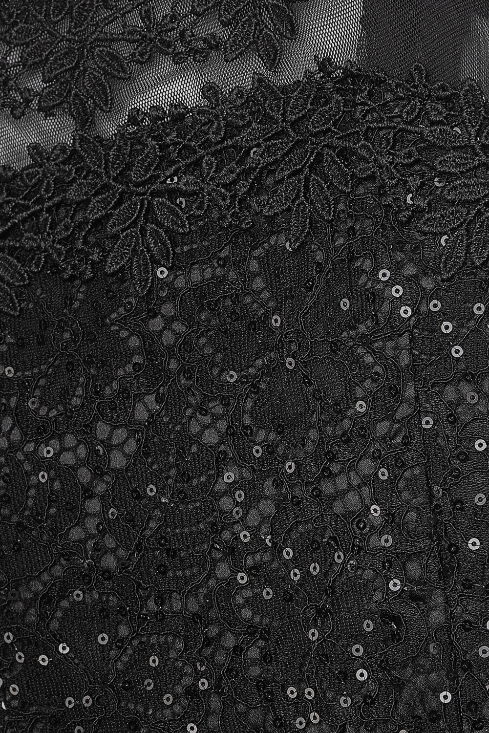 Danamade festliches Teens Mädchen Kleid lang Ella schwarz