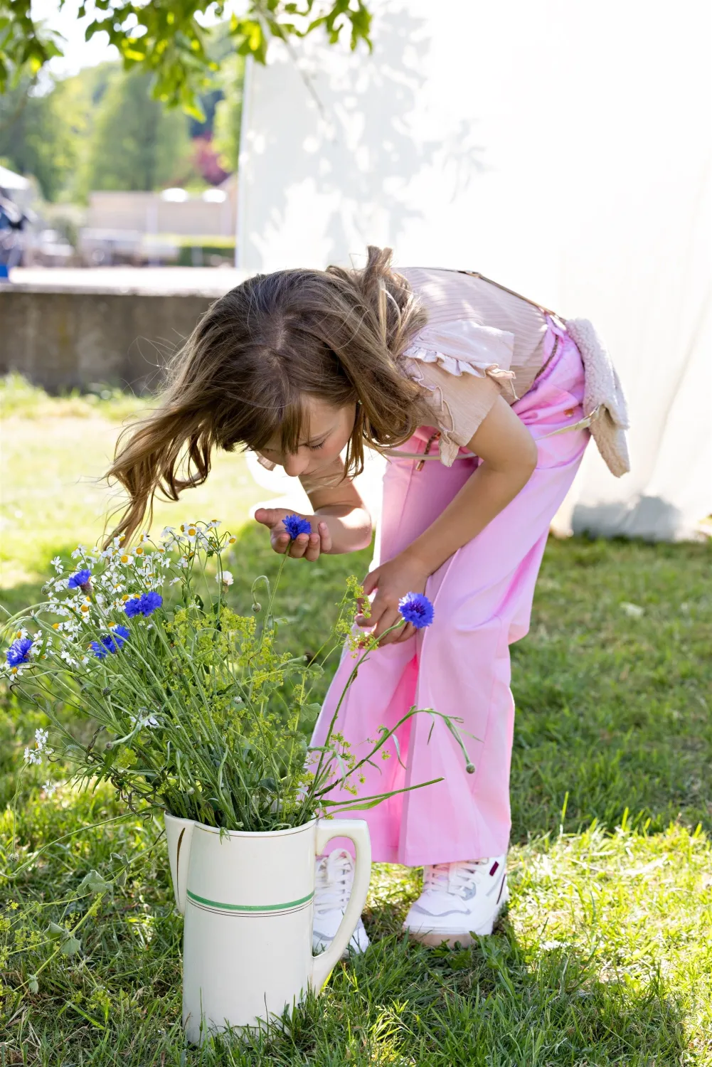 Nono Mädchen Palazzo Hose Sayla rosa