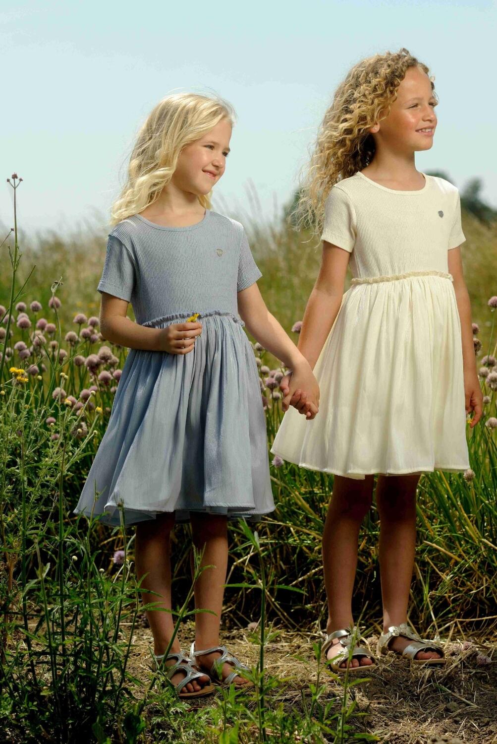 Le Chic Mädchen Kinder Kleid festlich Smoor ecru