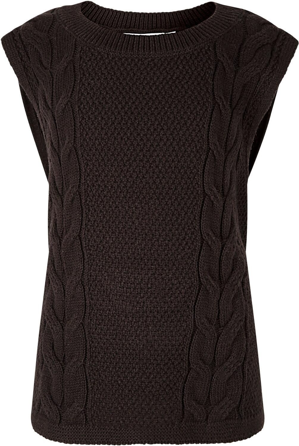 Happy Girls Teens Kinder M&auml;dchen Pullunder Zopf schwarz