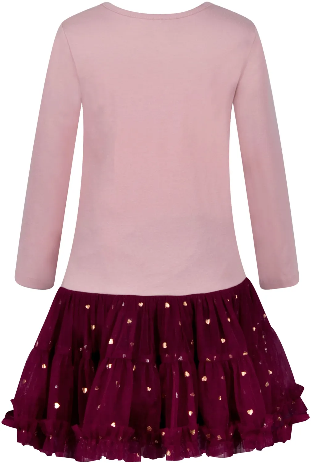 Happy Girls Mädchen Kleid Kinderkleid Herz dusty rose