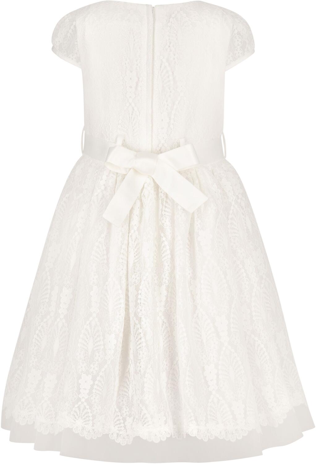 Happy Girls M&auml;dchenkleid festlich Kommunionkleid Spitze ecru