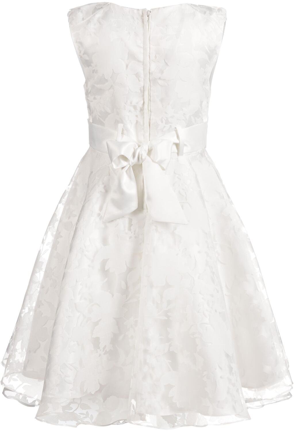 Happy Girls Kommunion M&auml;dchen Kleid Plus festlich Ausbrenner ecru