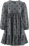 Happy Girls Kinderkleid Mädchen Kleid Punkte anthrazit