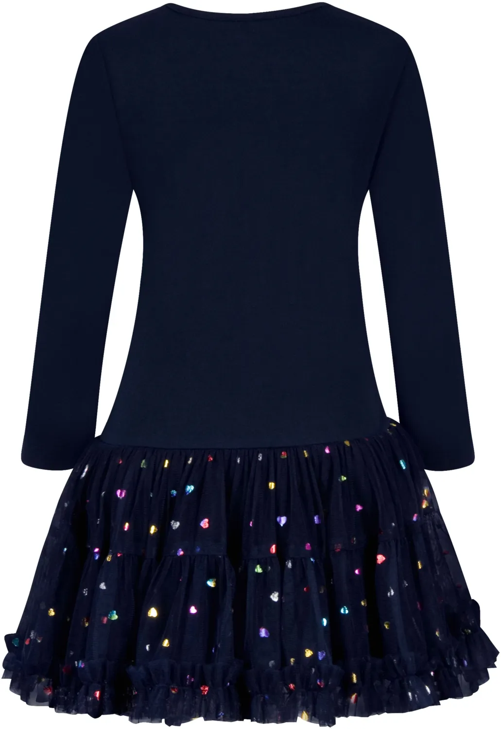 Happy Girls Mädchen Kleid Kinderkleid Herz blau