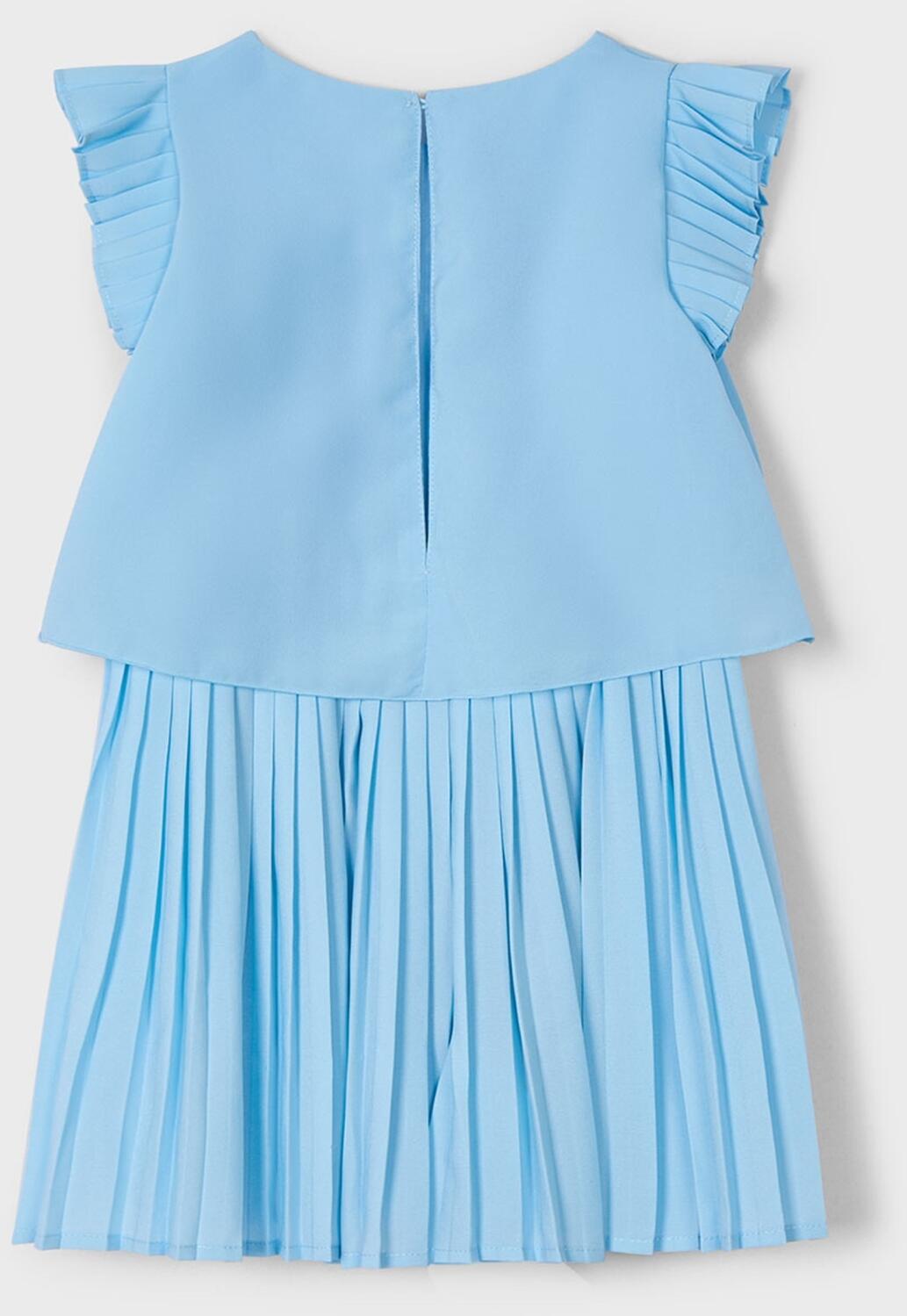 Mayoral festlicher M&auml;dchen Jumpsuit Plissee hellblau