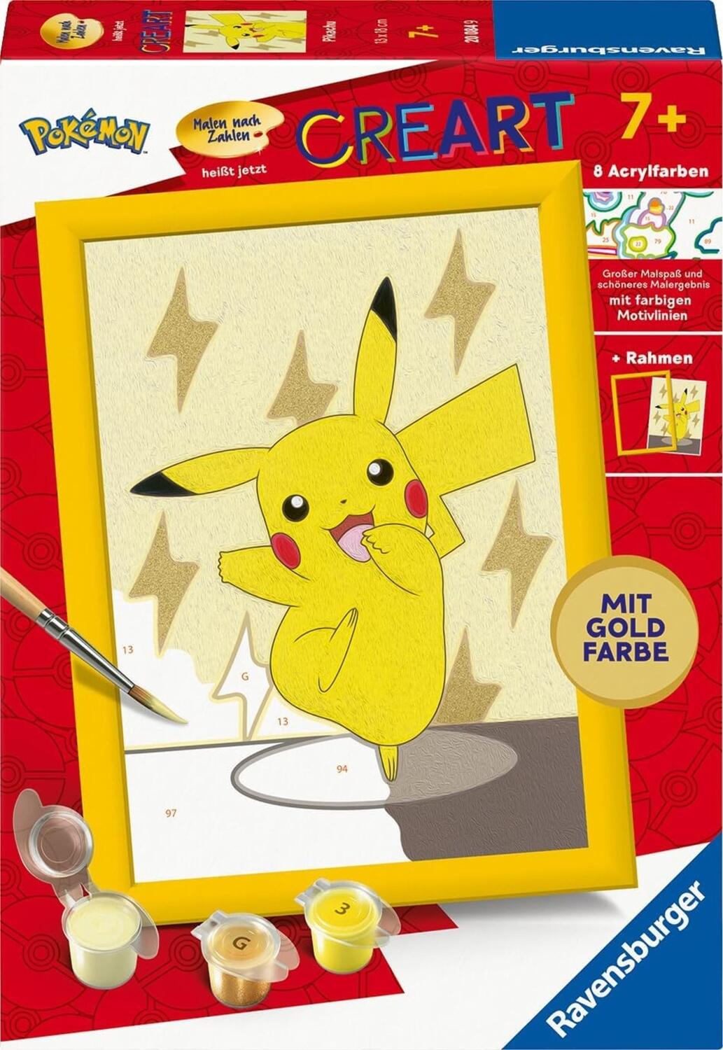Ravensburger MnZ Malen nach Zahlen Pokemon Pikachu
