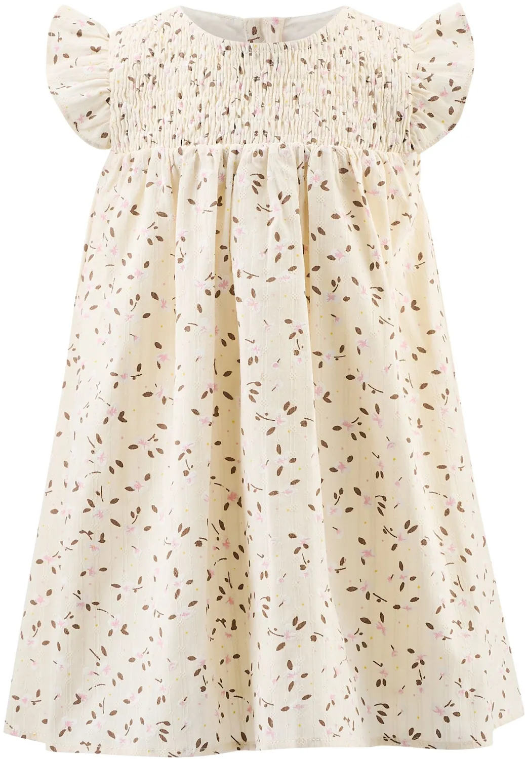 Happy Girls Kinderkleid Sommerkleid mit Bl&uuml;mchen ecru