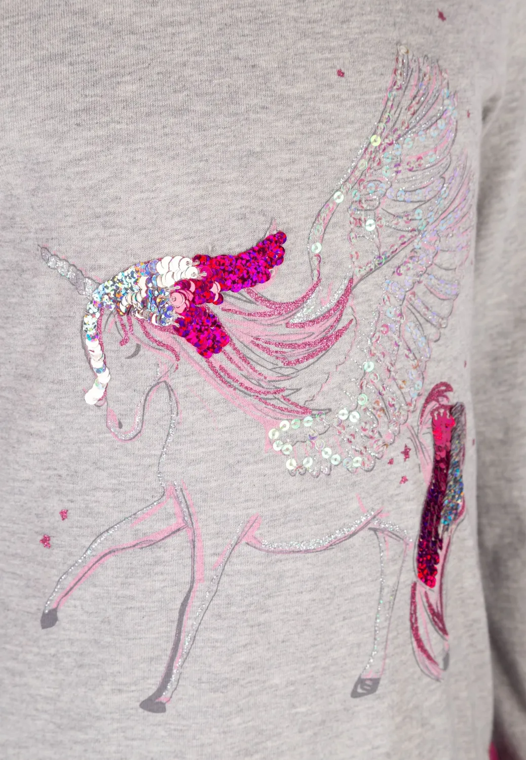 Happy Girls Mädchen Kleid Einhorn berry