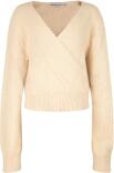 Happy Girls Kinder Mädchen Pullover in Wickeloptik beige