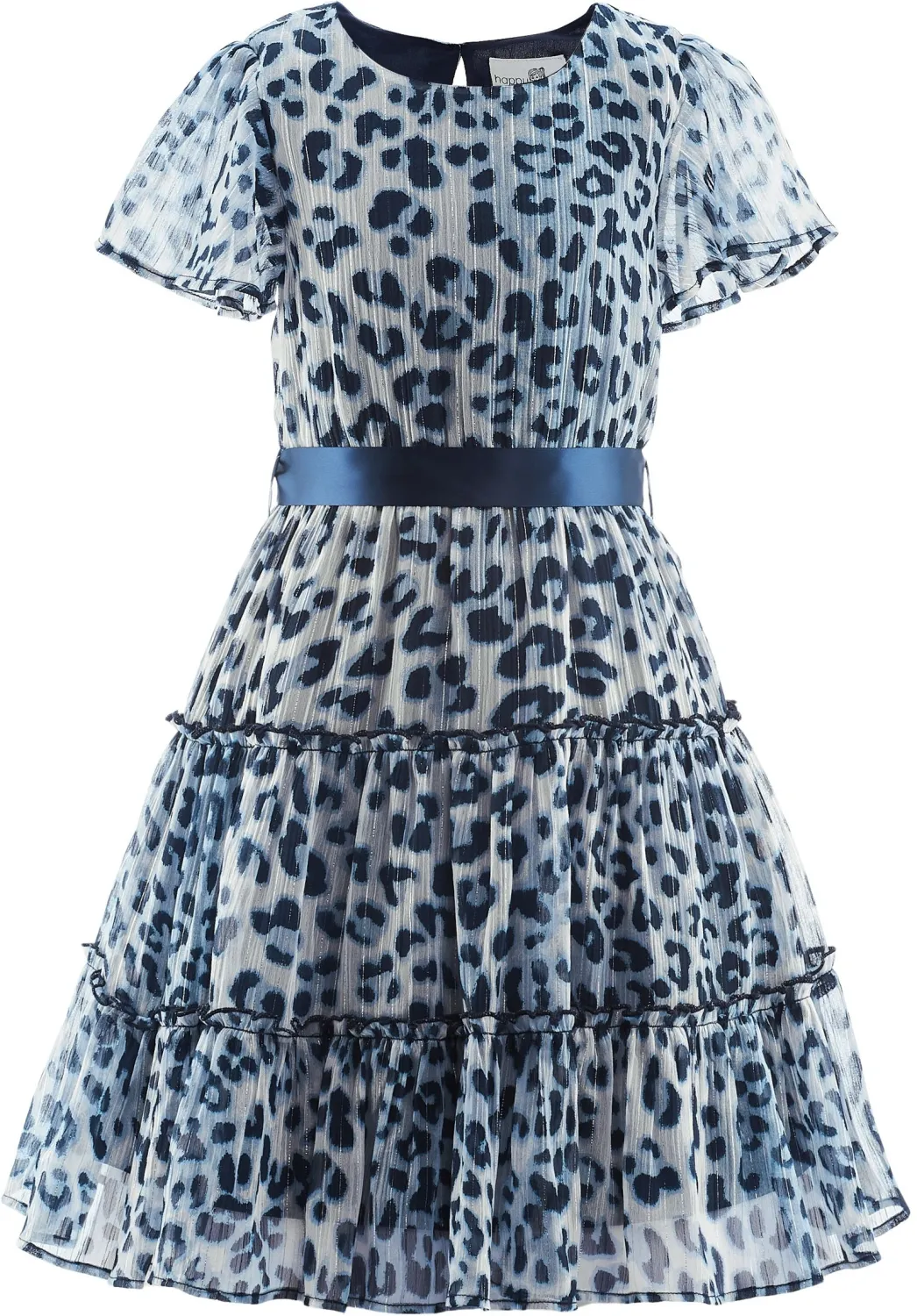 Happy Girls Kinder M&auml;dchen Kleid festlich Konfirmation Leo blau