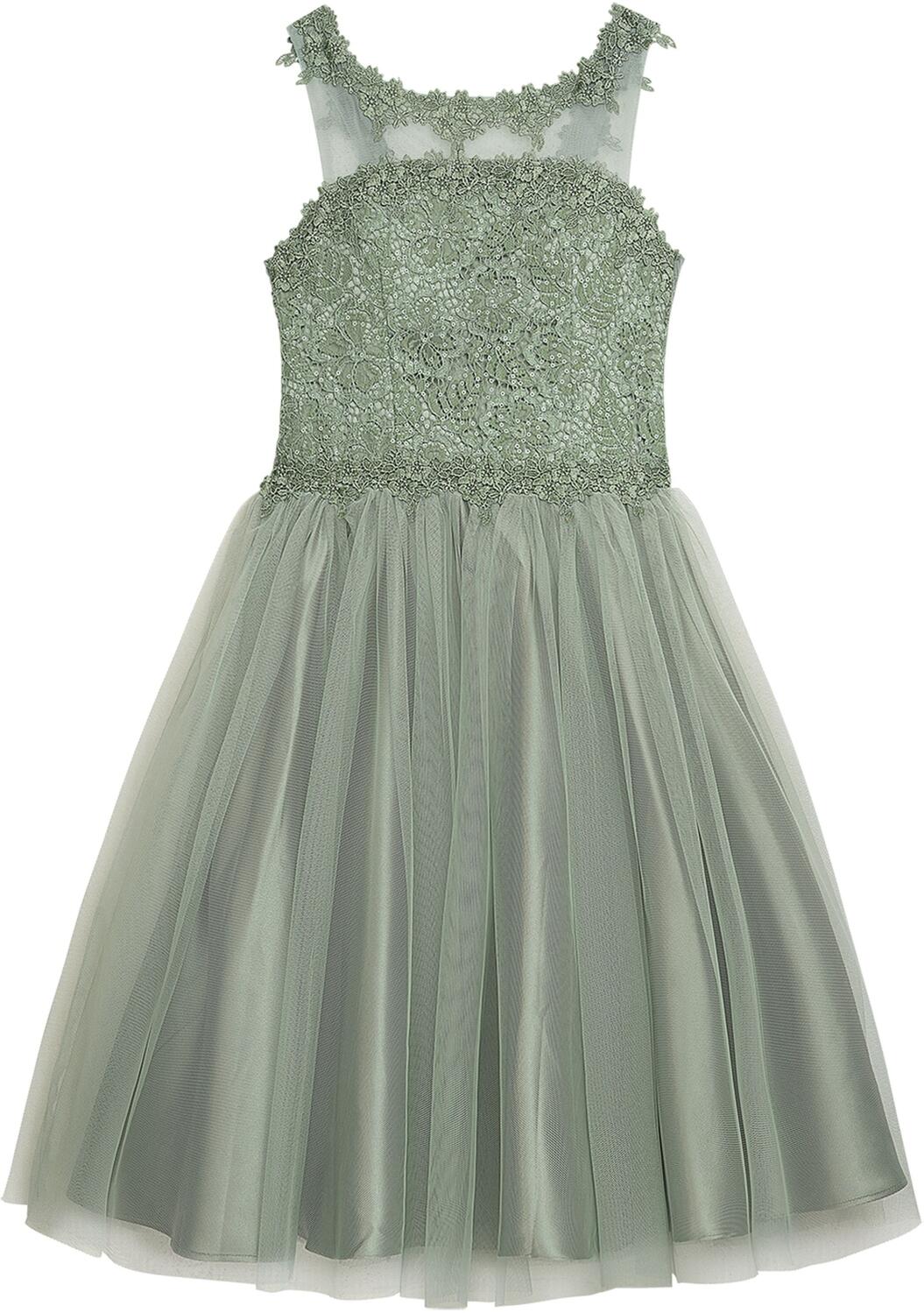 Danamade festliches Teens M&auml;dchen Kleid Celia gr&uuml;n