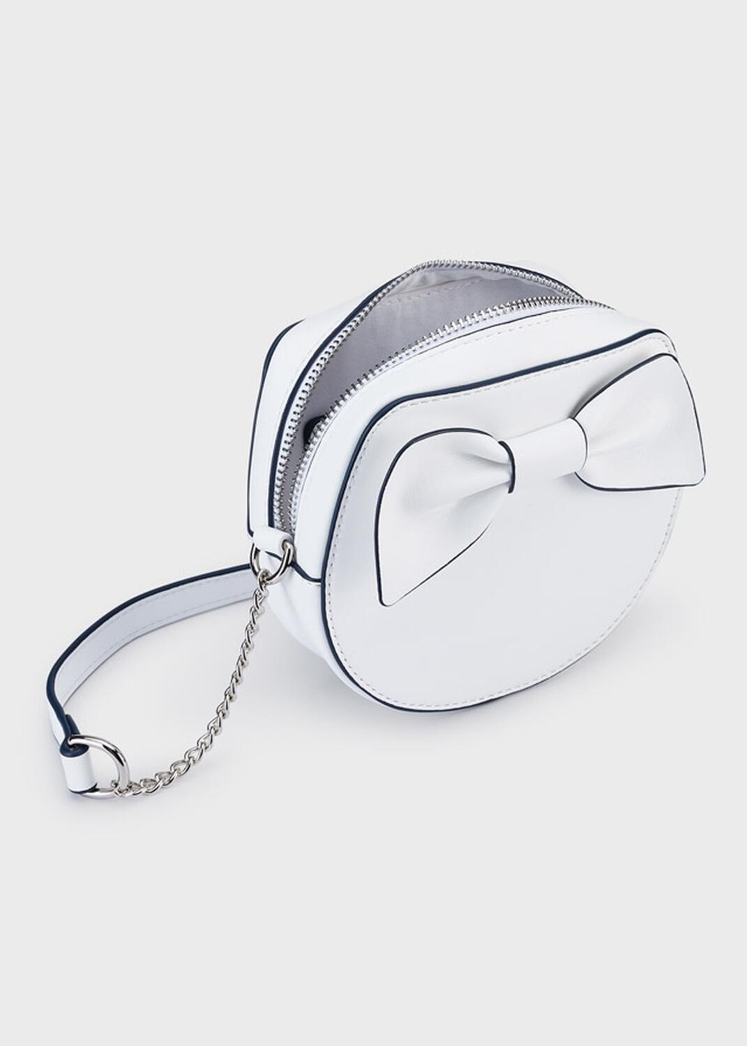 abel & lula Mädchen Umhängetasche Schleife weiß