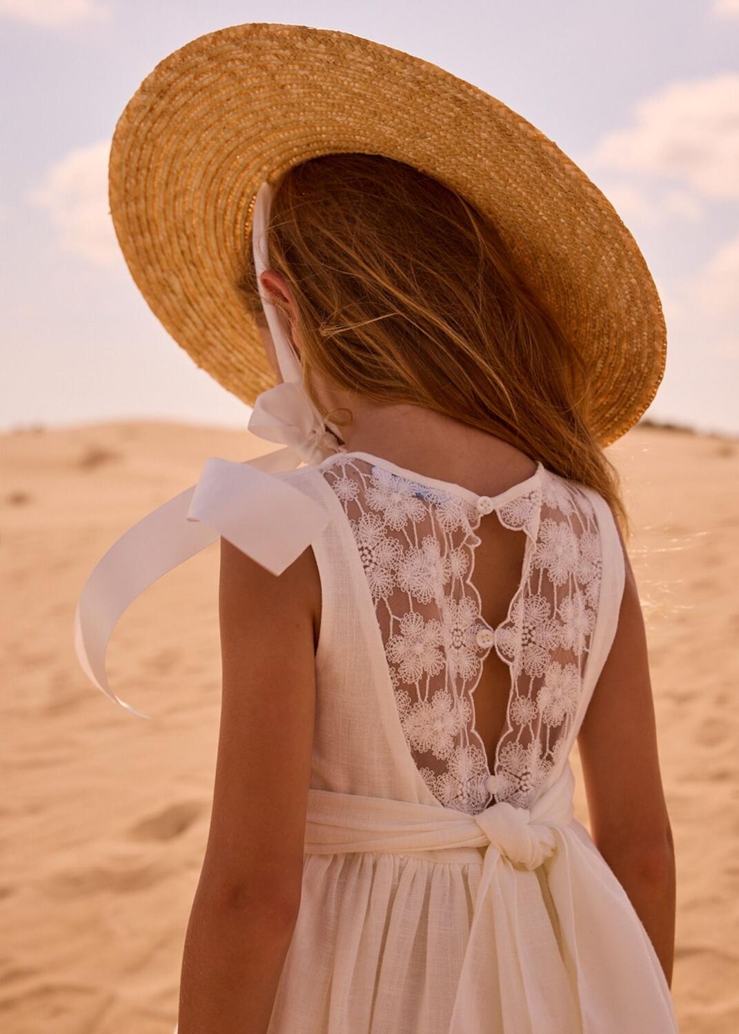 Mayoral festliches M&auml;dchen Kinder Kleid Lisa ecru