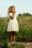 Le Chic Mädchen Kinder Kleid festlich Smoor ecru