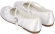 Danamade festliche Kinderschuhe Ballerinas Blüten Kommunion ecru