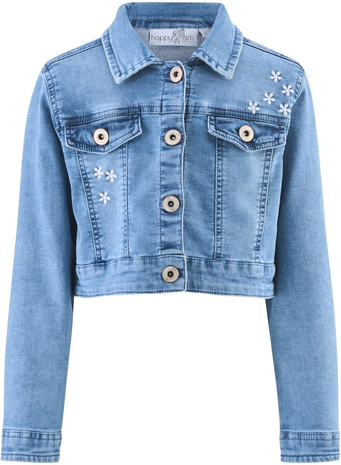Happy Girls Jeansjacke mit Stickerei blau