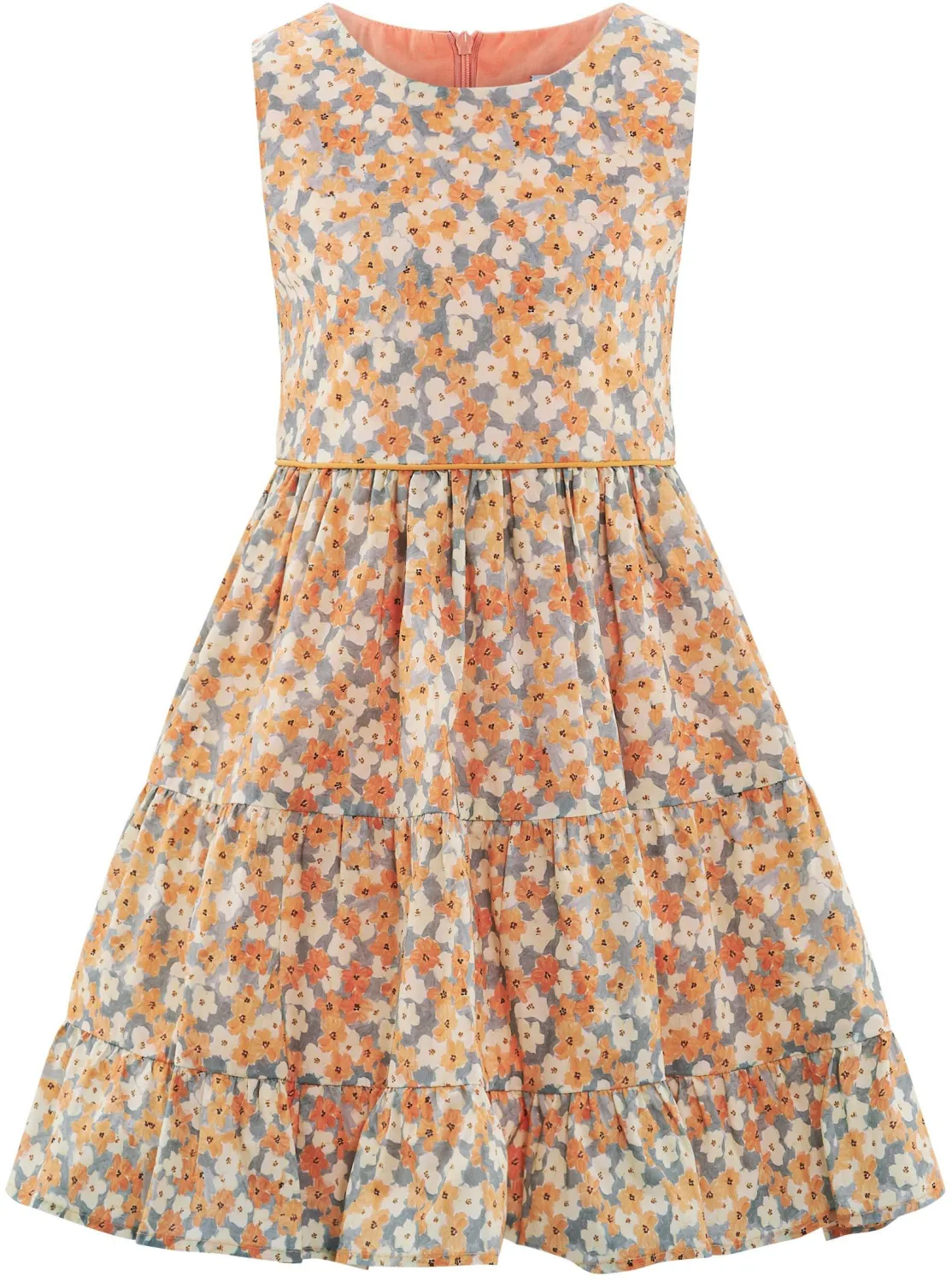 Happy Girls Teens M&auml;dchen Kleid Sommerkleid Josie aprikot