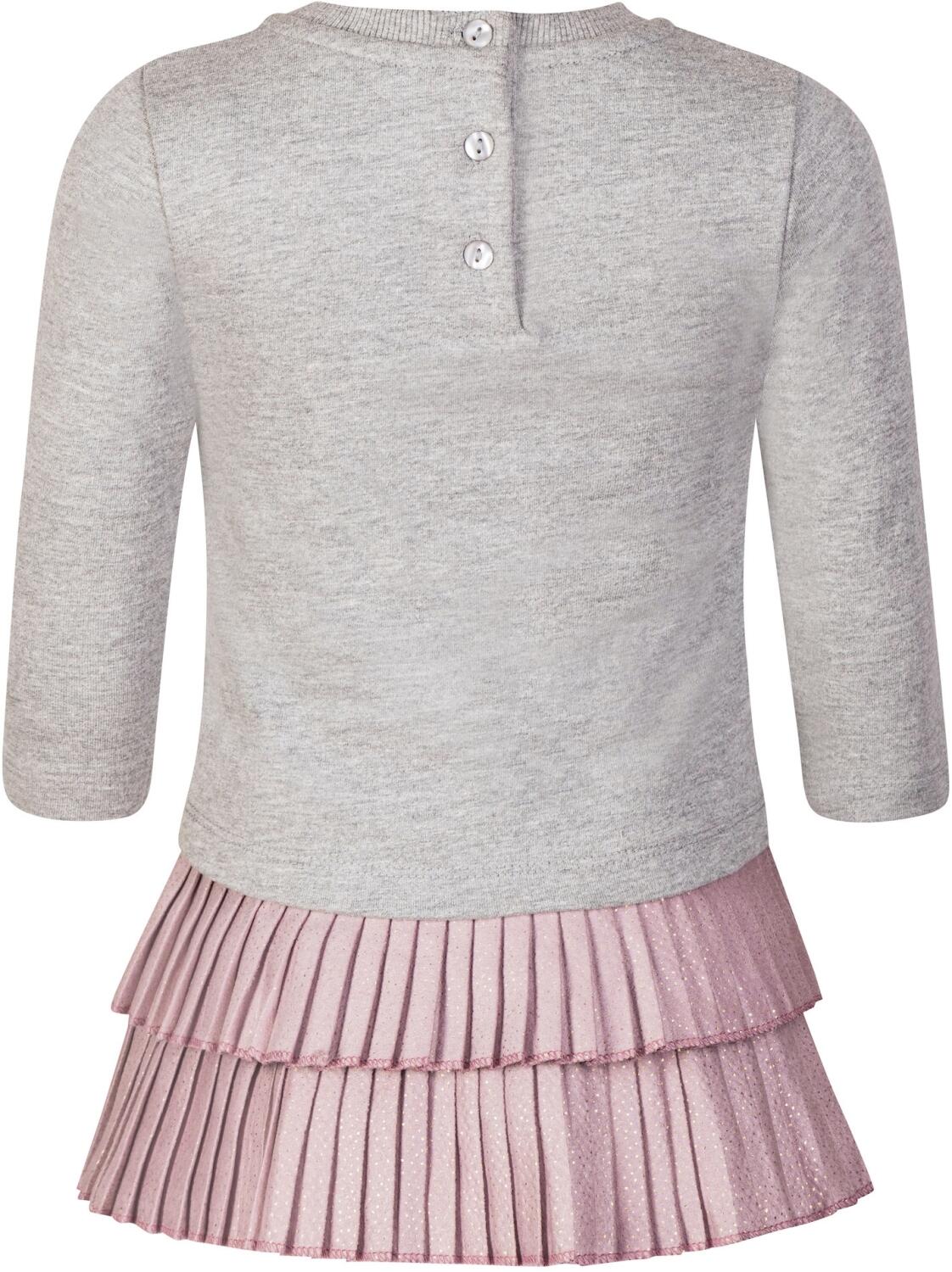Happy Girls Kinder Kleid 2in1 grau mauve