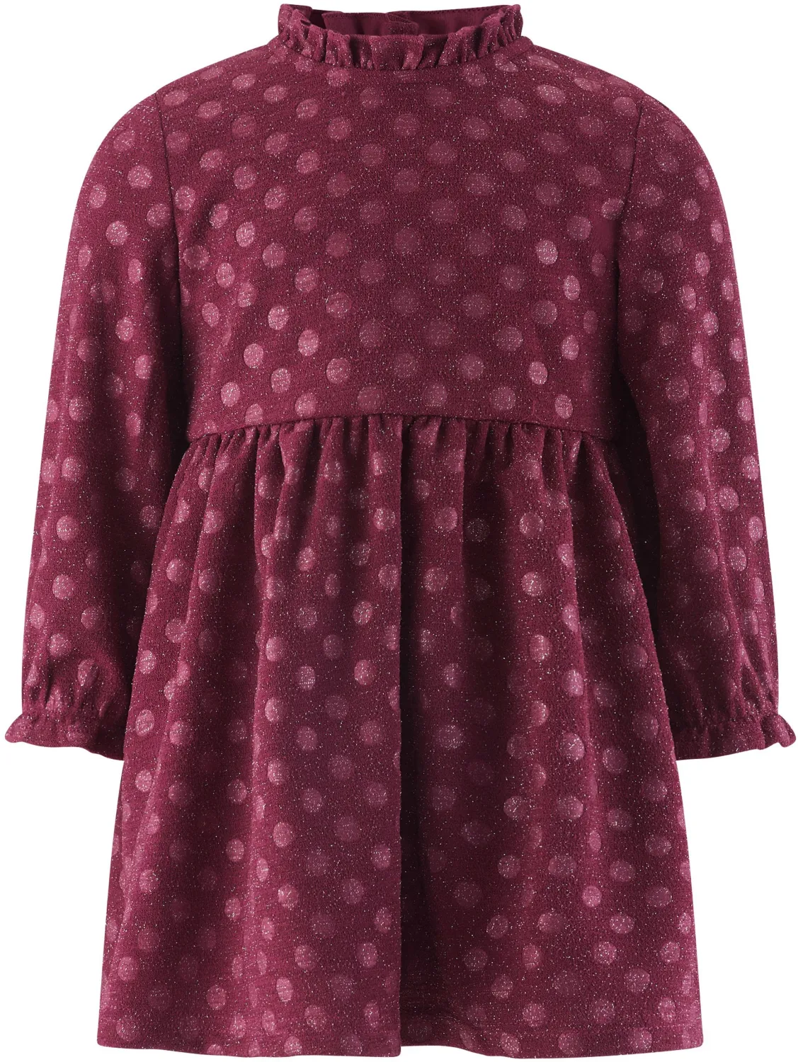 Happy Girls Mädchen Baby Kleid Punkte berry