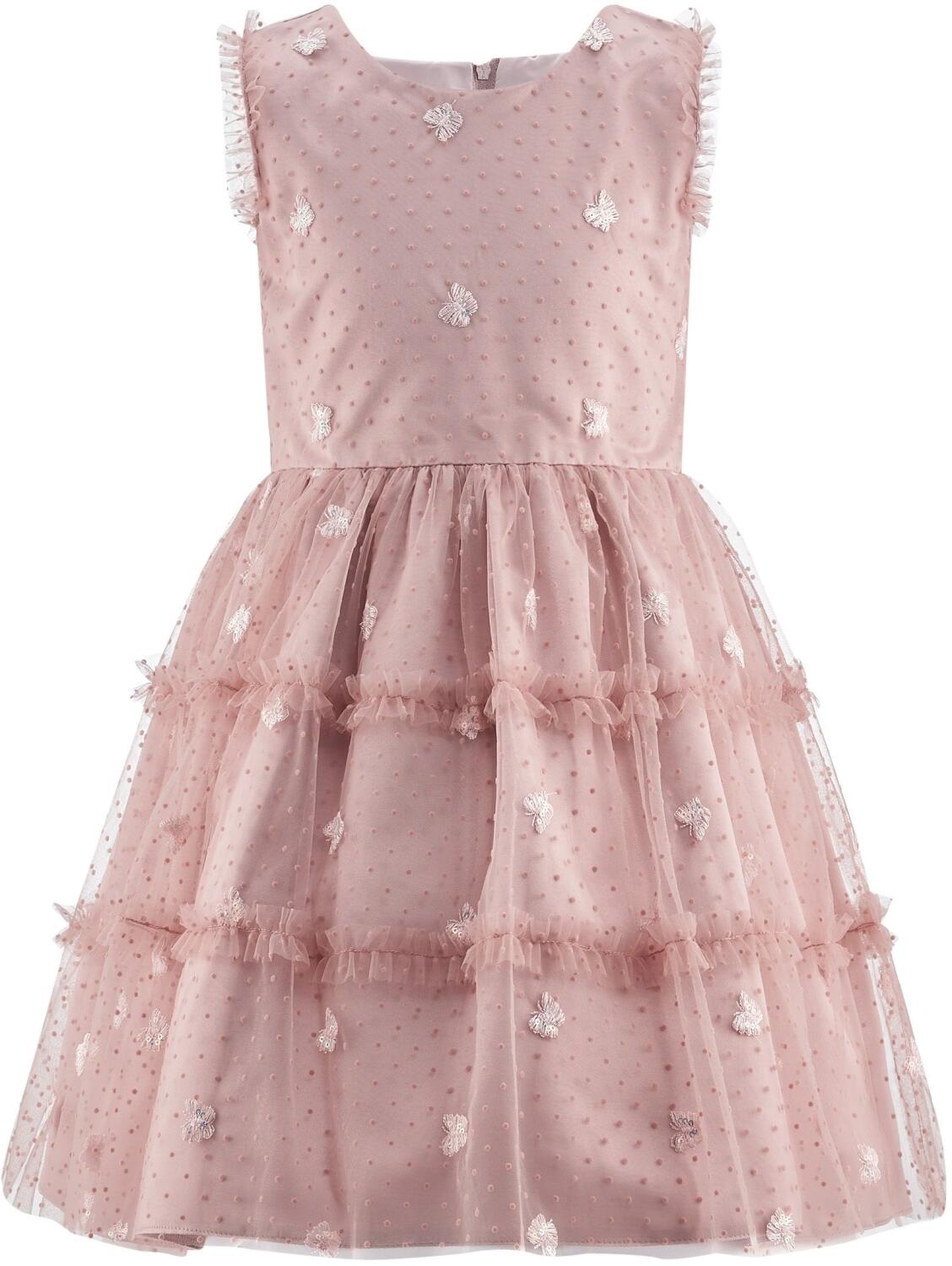 Happy Girls festliches M&auml;dchen Kleid Schmetterling rosa