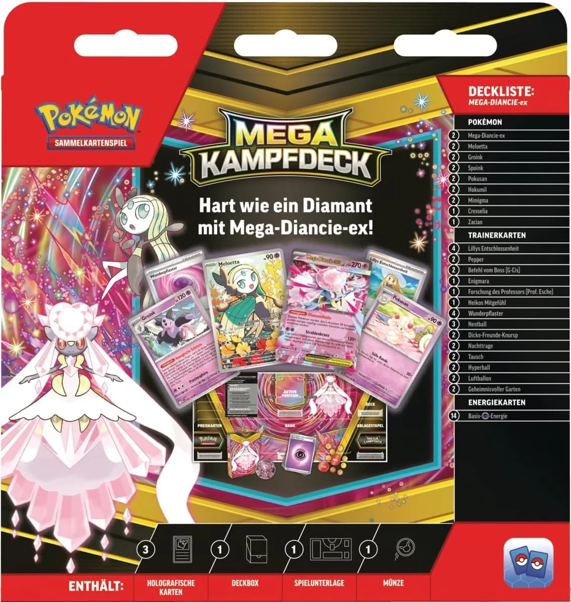Pokemon Mega Kampfdeck Mega-Diancie ex