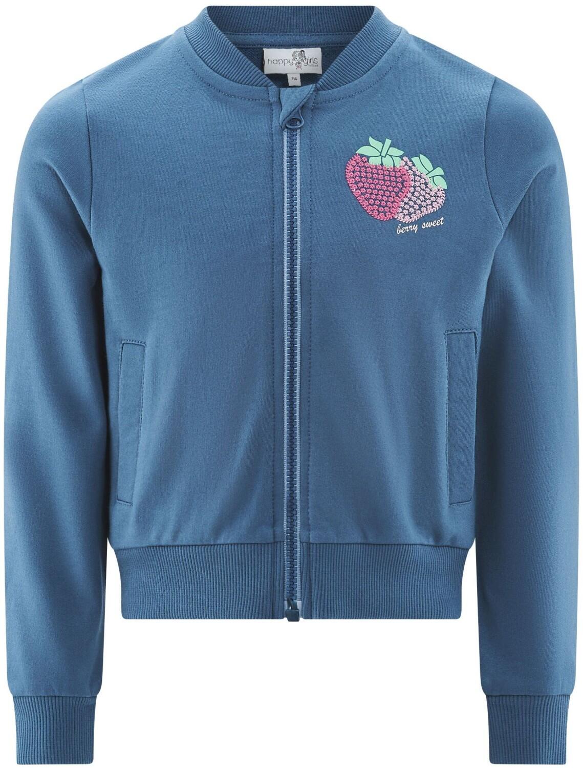 Happy Girls Kinder M&auml;dchen Sweatjacke jeansblau