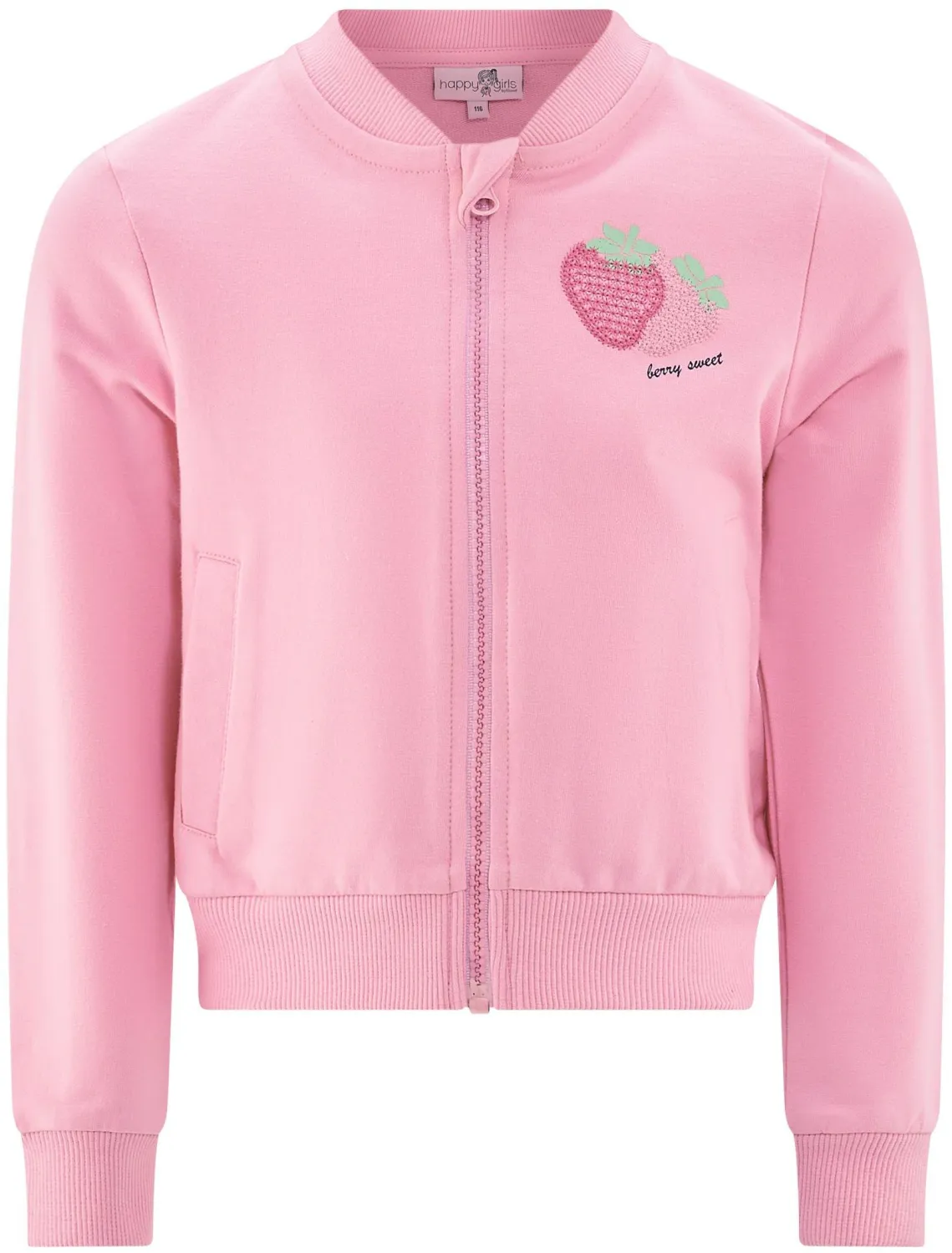 Happy Girls Kinder M&auml;dchen Sweatjacke rosa