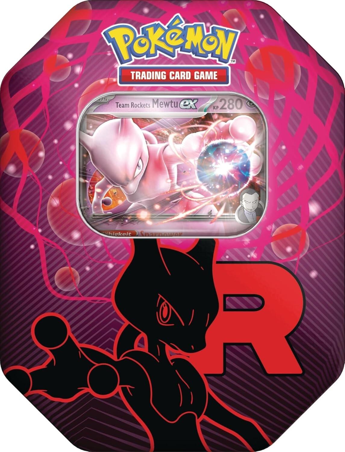 Pokemon Tin Box 123 Mewtu EX deutsch