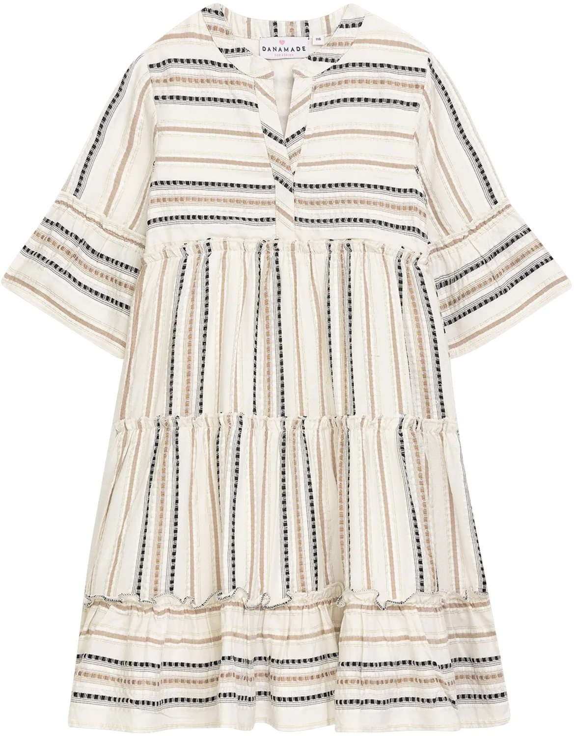 DANAMADE M&auml;dchen Kinder Kleid Kahula beige