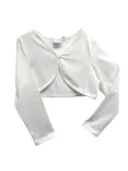 Topo Kinder Bolero Baumwolle ivory