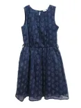 Topo Kinder Kleid Herz blau