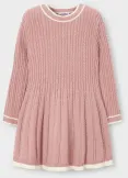 Mayoral Mädchen Kinder Strick Kleid altrosa