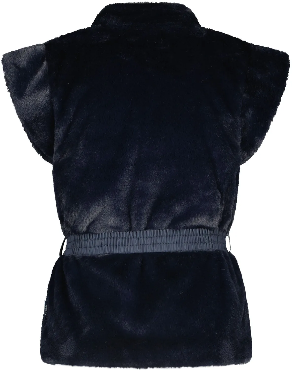 Le Chic Mädchen Weste Plüsch blau