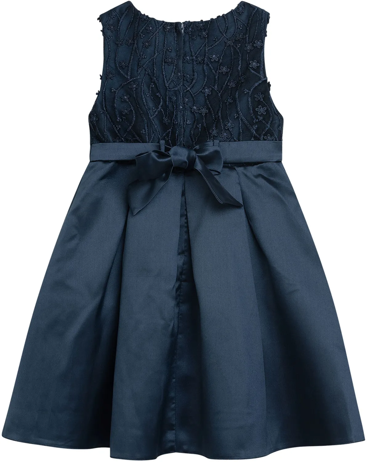 DANAMADE Mädchen Kinder Kleid festlich Halide blau