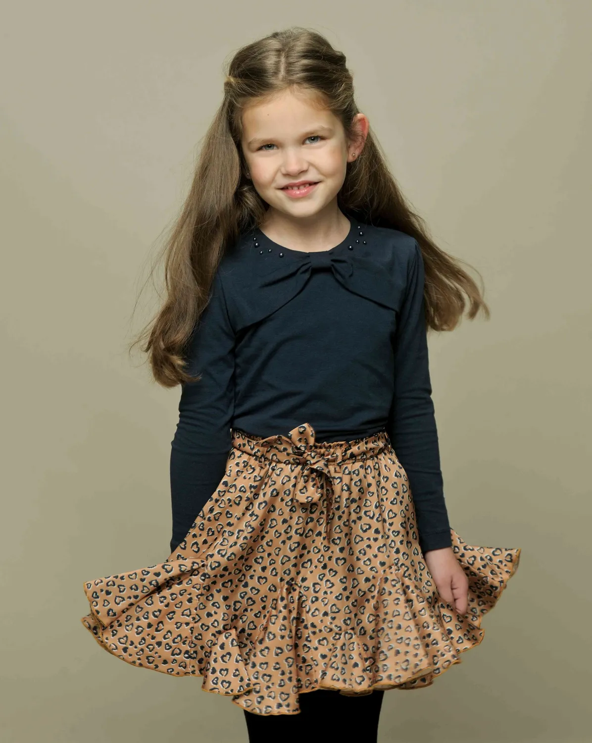 Le Chic Mädchen Rock Leopard